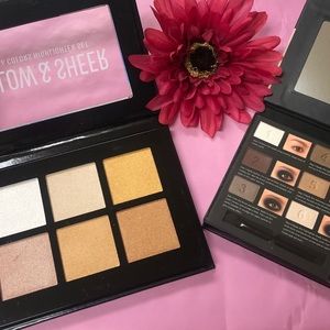 highlighter and smoke eye step by step